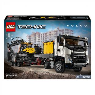 Конструктор LEGO Technic Вантажівка Volvo FMX і Електричний екскаватор EC230 (42175)