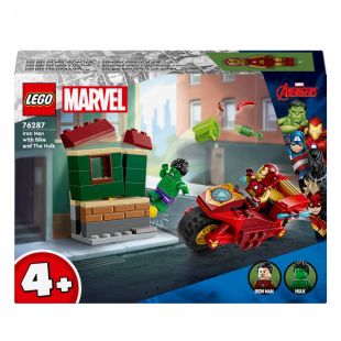 Конструктор LEGO Super Heroes Железный Человек на мотоцикле и Галк (76287)