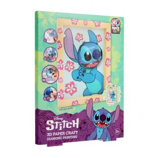 Мозаїка алмазна 3D Disney STITCH в рамці (ST24333)