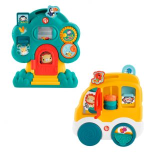 Інтерактивна дошка Fisher-Price Веселі тваринки в асорт. (HXK32)