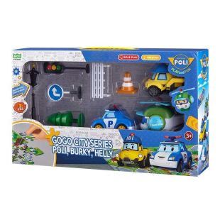 Игровой набор Robocar Poli GoGo Городская серия (ZR-912)