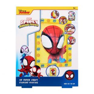 Мозаика алмазная 3D Disney Spidey в рамке (SP24333)