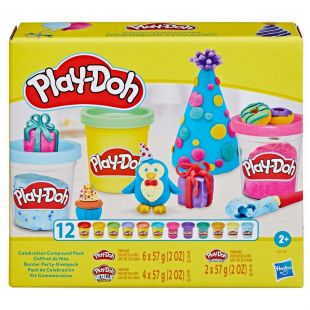 Набір для ліплення Play-Doh 12 баночок з масою (G0149)