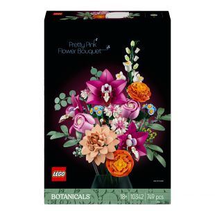 Конструктор LEGO Botanicals Милий рожевий букет квітів (10342)