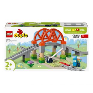 Конструктор LEGO Duplo Додатковий набір. Залізничний міст і колії (10426)