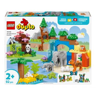 Конструктор LEGO Duplo Сімейства диких тварин 3-в-1 (10446)