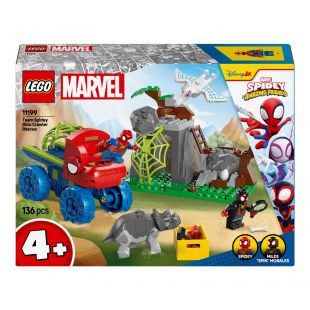 Конструктор LEGO Marvel Spidey Динозаврячий спасательный транспорт команды Паука (11199)