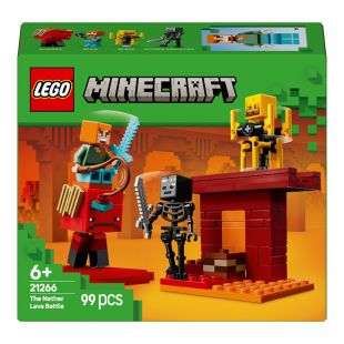 Конструктор LEGO Minecraft Битва з лавою у Незері (21266)