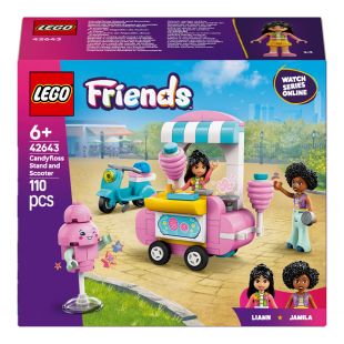 Конструктор LEGO Friends Ятка із солодкою ватою та скутер (42643)