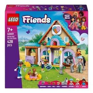 Конструктор LEGO Friends Ветеринарная клиника для лошадей и домашних любимцев (42651)