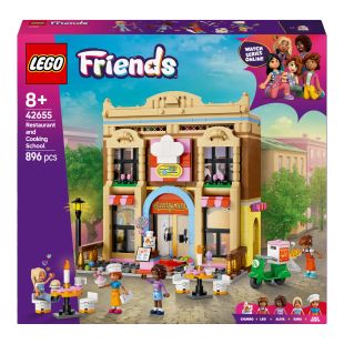 Конструктор LEGO Friends Ресторан і кулінарна школа (42655)