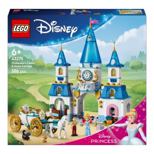 Конструктор LEGO Disney Princess Замок Попелюшки й карета (43275)