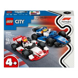 Конструктор LEGO City Автомобілі для перегонів F1® команд Williams Racing та Haas F1® (60464)