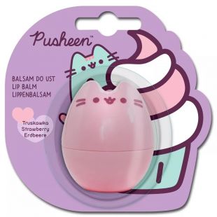 Бальзам для губ 3D Aura Cosmetics Pusheen з ароматом полуниці (124237)