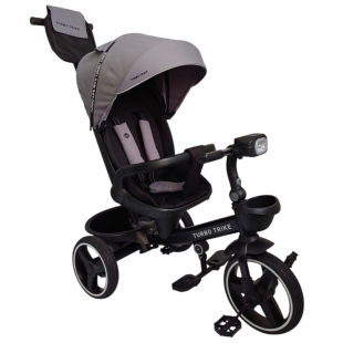 Велосипед триколісний Turbotrike з ручкою (MT 1002-1 Smart Grey)