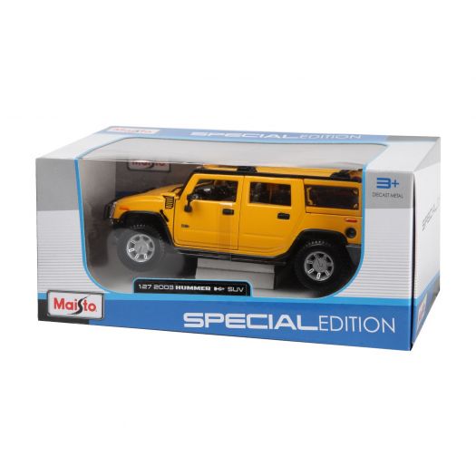 Замовити з доставкою  Машинка іграшкова Maisto Hummer H2 SUV (31231 yellow)  в більш ніж 30 містах України