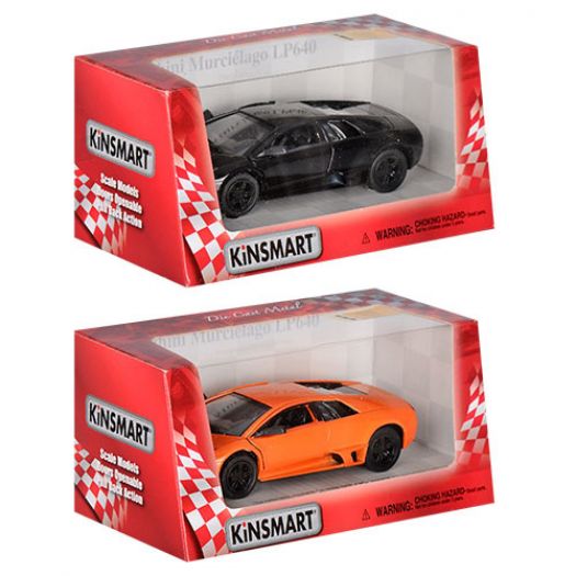 Купити  Машинка Kinsmart Lamborghini Murcielago LP 640 інерційна металева в асорт. (KT5317W) по Україні