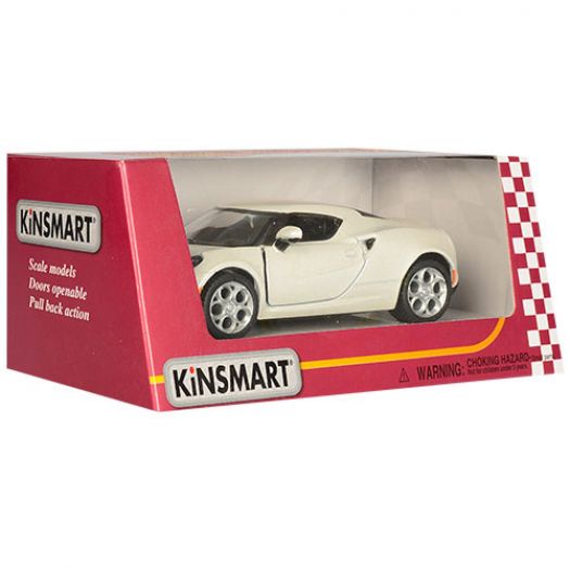 Купити  Машинка Kinsmart Alfa Romeo 4С 2013 інерційна металева в асорт. (KT5366W)  в більш ніж 30 містах України