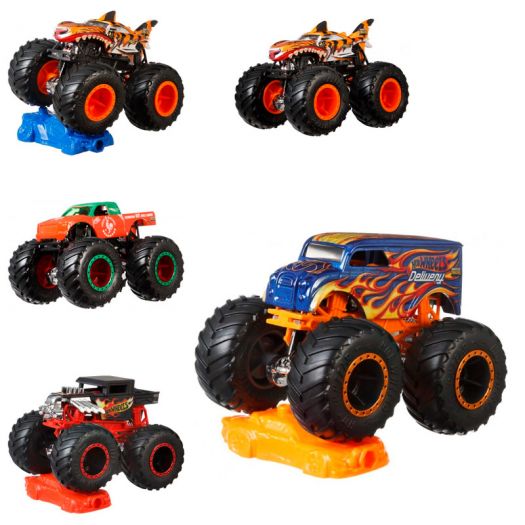 Приобрести с выгодой Базовая коллекционная машинка-внедорожник Hot Wheels Monster Trucks 1:64  в ассортименте (FYJ44)  в более чем 30 городах Украины