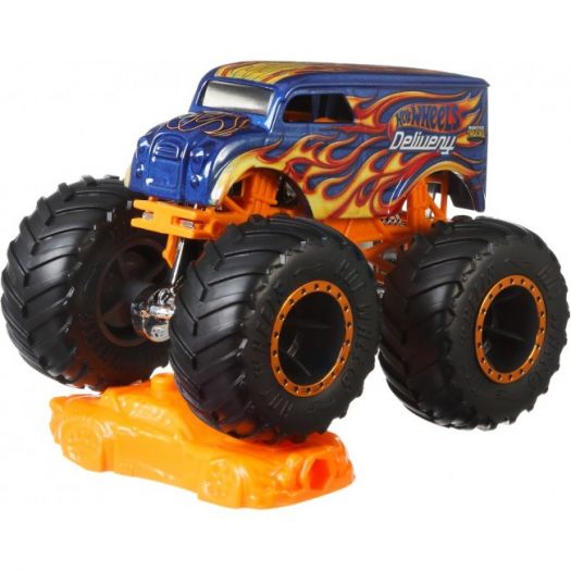 Купить  Базовая коллекционная машинка-внедорожник Hot Wheels Monster Trucks 1:64  в ассортименте (FYJ44)  в более чем 30 городах Украины