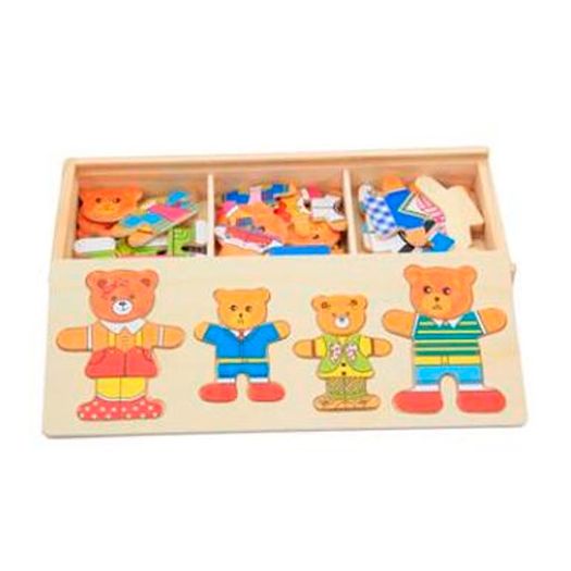 Купить  Деревянные пазлы Tree Toys Семья мишек (MD 2393)  в более чем 30 городах Украины