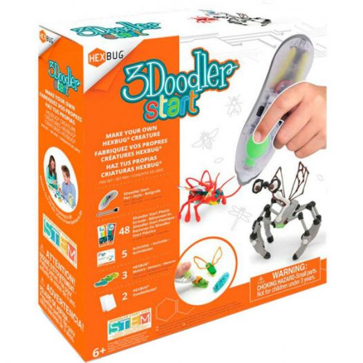 Заказать с доставкой  3D-ручка 3Doodler Start для детского творчества - HEXBUG (8SPSRBUG3E)  в более чем 30 городах Украины