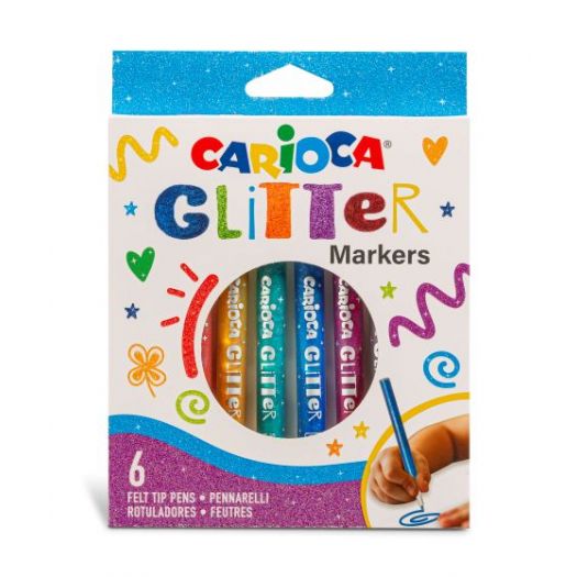 Купити  Фломастери Carioca Glitter Markers (42190) по Україні