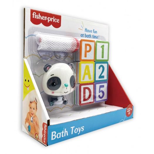 Купити  Іграшка для ванни Fisher-Price Панда з набором літер та цифр (GMBT004B) по Україні