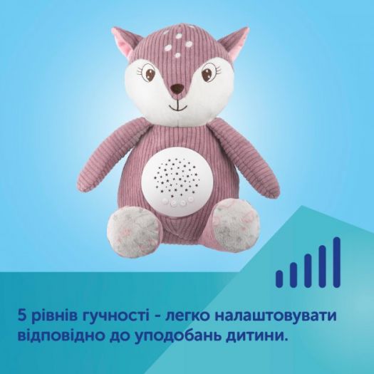 Приобрести с выгодой Игрушка плюшевая Canpol babies музыкальная с проектором Оленя коричневая (77/206_brow)  в более чем 30 городах Украины