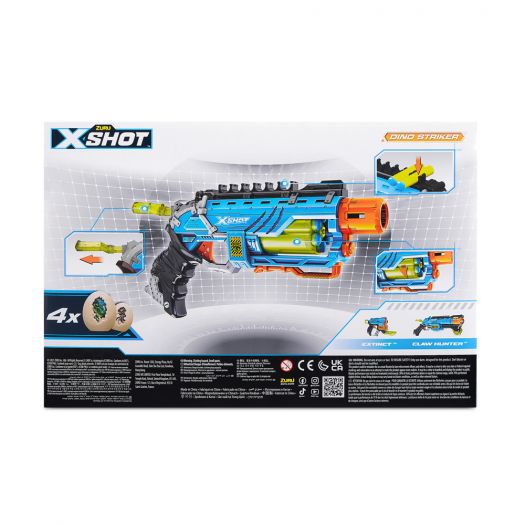 Купити  Швидкострільний бластер X-Shot DINO Striker New 16 патронів (4860R) по Україні