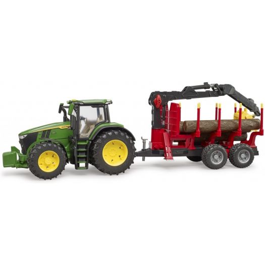 Купить  Трактор Bruder John Deere с прицепом и манипулятором (03154)  в более чем 30 городах Украины