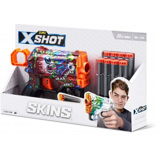 Купить  Быстрострельный бластер X-SHOT Skins Menace Scream (36515J) по Украине