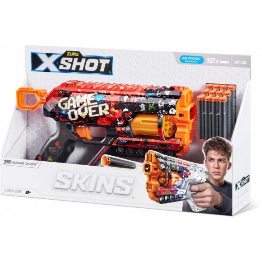 Приобрести с выгодой Быстрострельный бластер X-SHOT Skins Griefer Game Over (36561D)  в более чем 30 городах Украины