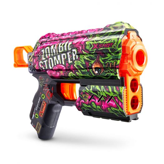 Купить  Скорострельный бластер X-SHOT Skins Flux Zombie Stomper (36516A)  в более чем 30 городах Украины