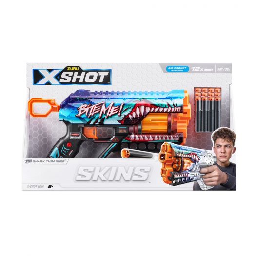 Придбати з вигодою Швидкострільний бластер X-Shot Skins Griefer Shark Thrasher (36561В) по Україні