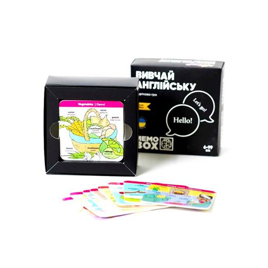 Купить  Настольная игра JoyBand MemoBox Delux Вивчай англійську ( MBD104) по Украине