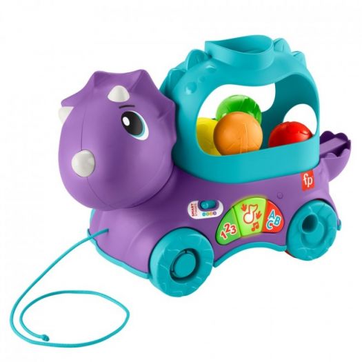 Замовити з доставкою  Іграшка-каталка Fisher-Price Веселий трицератопс (HNR53)  в більш ніж 30 містах України