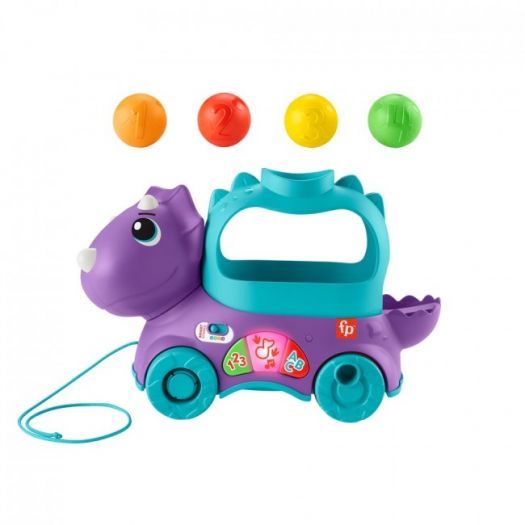 Придбати з вигодою Іграшка-каталка Fisher-Price Веселий трицератопс (HNR53)  в більш ніж 30 містах України