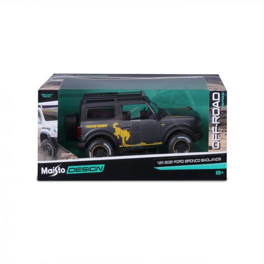 Купити  Машинка Maisto 2021 Ford Bronco Badlands металева (32541 met. grey)  в більш ніж 30 містах України