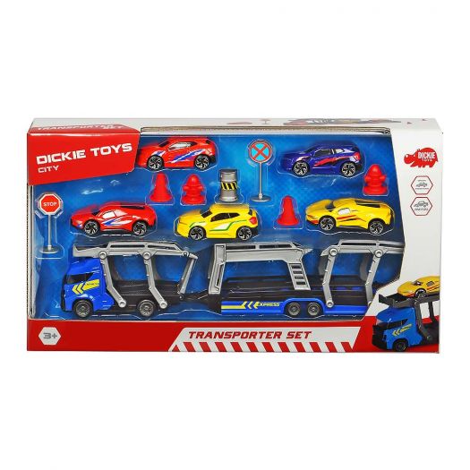 Придбати з вигодою Ігровий набір Dickie Toys з автотранспортером (3745012) по Україні