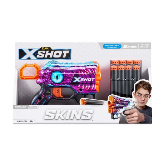 Заказать с доставкой  Быстрострельный бластер X-Shot Skins Menace Enigma (36515L)  в более чем 30 городах Украины