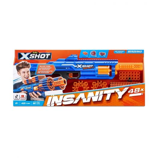 Купить  Быстрострельный бластер X-Shot Insanity-Berzerko 8 Shot (36610R)  в более чем 30 городах Украины