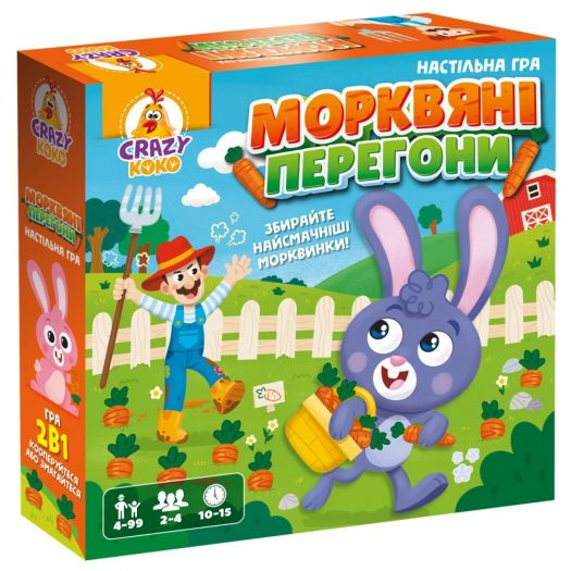 Купить  Игра настольная Vladi Toys Морковные гонки (VT8055-33) по Украине