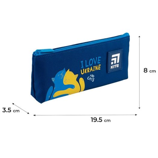 Купить  Пенал Kite I Love Ukraine (K24-680-3)  в более чем 30 городах Украины