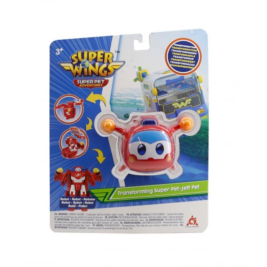 Купити  Ігрова фігурка-трансформер Super Wings Transforming Super Pet Джером улюбленець (EU770641) по Україні