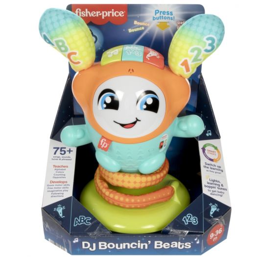 Купити  Інтерактивна іграшка Fisher-Price Ді-Джей Стрибунець (HYR71) по Україні