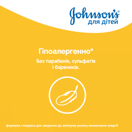 Купити  Дитячий шампунь і пінка для миття та купання Johnson&Johnson Від маківки до п'яточок (90200000) по Україні