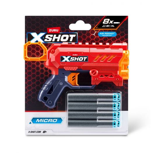 Замовити з доставкою  Швидкострільний бластер X-Shot Excel Micro 2.0 Color Card (36726TQ1R)  в більш ніж 30 містах України