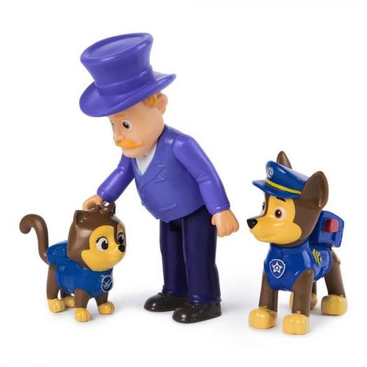 Замовити з доставкою  Набір колекційних фігурок Paw Patrol Гонщик, мер Гамдінґер та кіт (SM17706/6070746)  в більш ніж 30 містах України