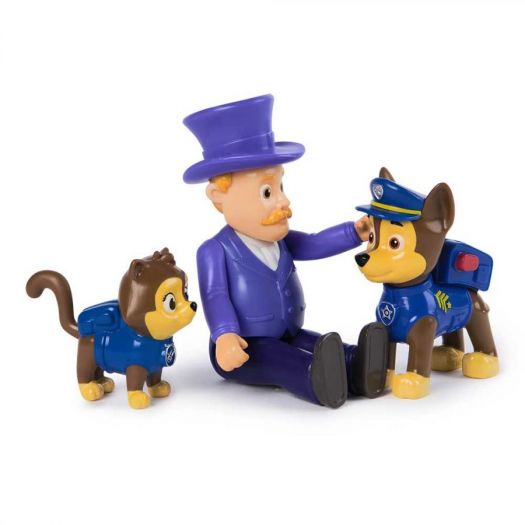 Купити  Набір колекційних фігурок Paw Patrol Гонщик, мер Гамдінґер та кіт (SM17706/6070746) по Україні